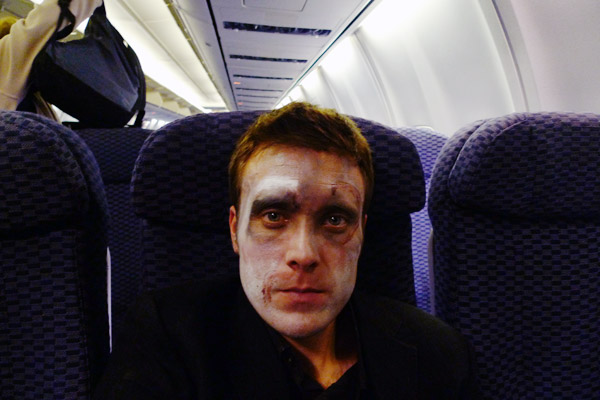 Taylor Davidson, Continental Airlines Flight